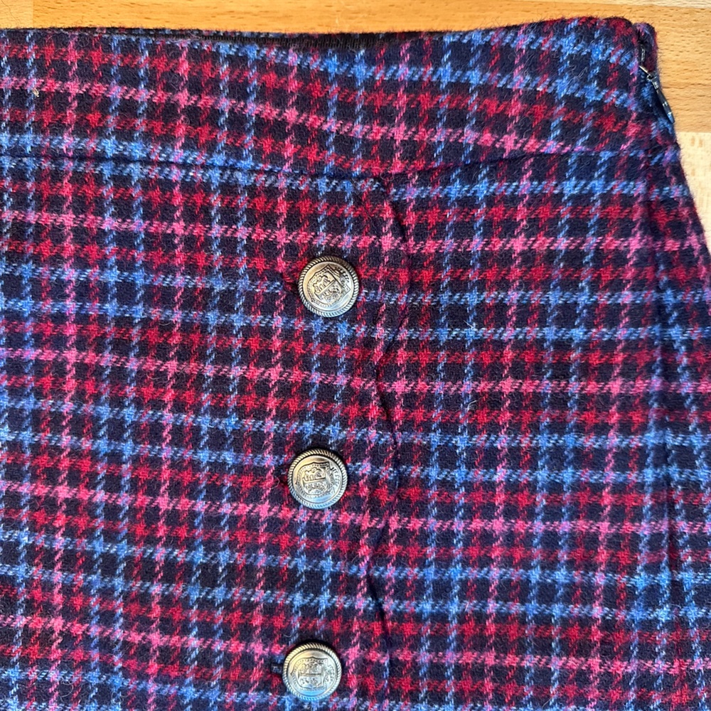 Talbots Wool Plaid Skirt - Picture 2 of 9